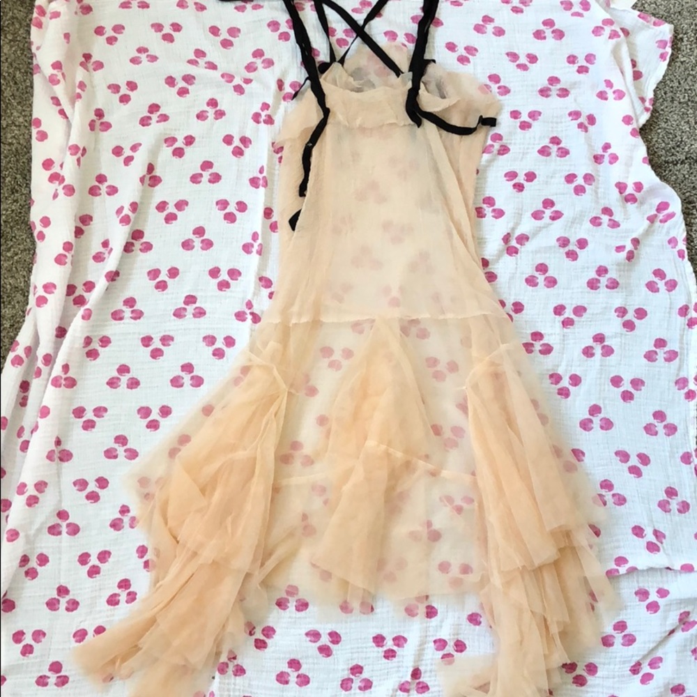 Free people sheer ballet inspired dress